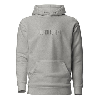 Hoodie “Be Different.” — Ligne Noire — Carbon Grey