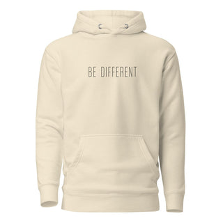 Hoodie “Be Different.” — Ligne Noire — Bone