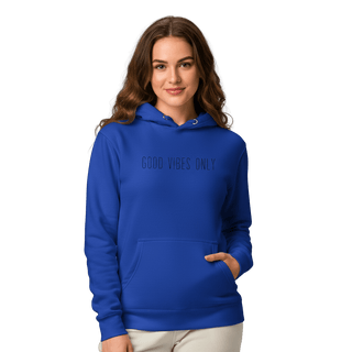 Hoodie “Good Vibes Only.” — Ligne Noire — Team Royal
