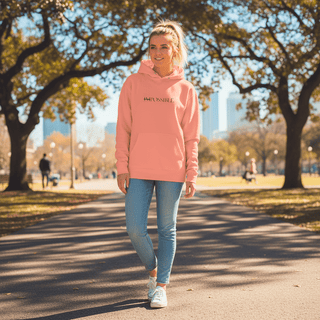 Hoodie “Impossible.” — Ligne Noire — Blossom Rose