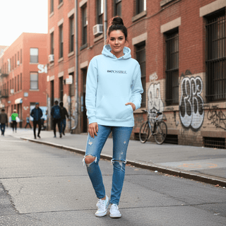 Hoodie “Impossible.” — Ligne Noire — Horizon Blue