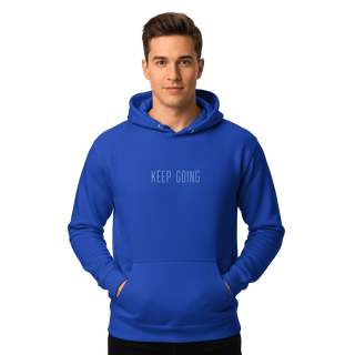 Hoodie “Keep Going.” — Ligne Blanche — Team Royal