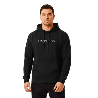Hoodie “Limitless.” — Ligne Blanche — Noir