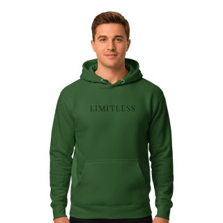 Hoodie “Limitless.” — Ligne Noire — Vert Forêt