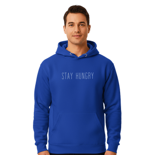 Hoodie “Stay Hungry.” — Ligne Blanche — Team Royal
