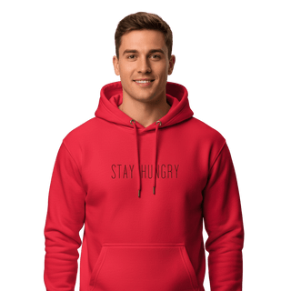 Hoodie “Stay Hungry.” — Ligne Noire — Team Red