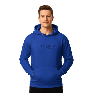 Hoodie “Stay Hungry.” — Ligne Noire — Team Royal