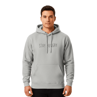 Hoodie “Stay Hungry.” — Ligne Noire — Carbon Grey