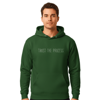Hoodie “Trust The Process.” — Ligne Blanche — Vert Endurance