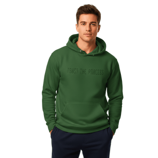 Hoodie “Trust The Process.” — Ligne Noire — Vert Endurance