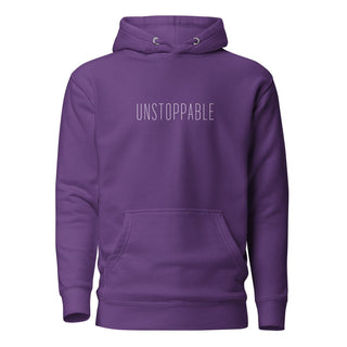 Hoodie “Unstoppable.” — Ligne Blanche — Violet Vision