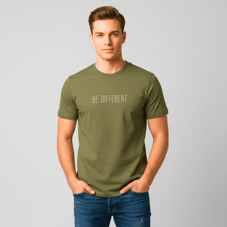 T-shirt “Be Different.” — Vision Blanche — Kaki