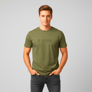 T-shirt “Be Different.” — Vision Noire — Kaki