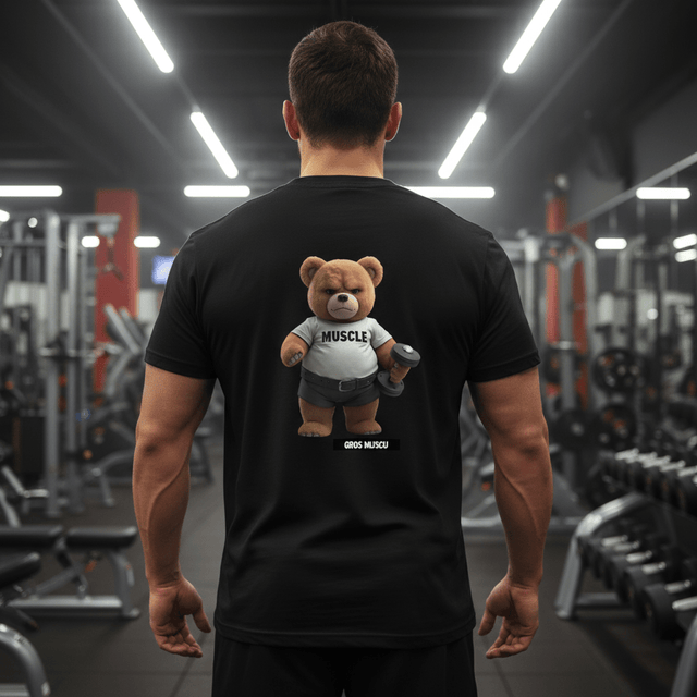 T-shirt unisexe en coton biologique – BEAR - Wearistic