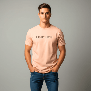 T-shirt “Limitless.” — Vision Noire — Fraiche Peche