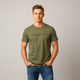 T-shirt “Limitless.” — Vision Noire — Kaki