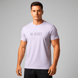 T-shirt “No Excuses.” — Vision Noire — Lavande