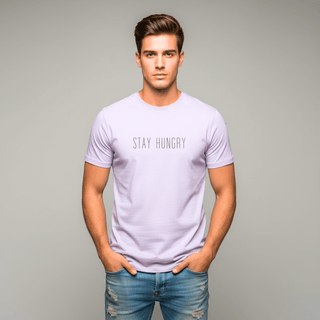 T-shirt “Stay Hungry.” — Vision Noire — Lavande