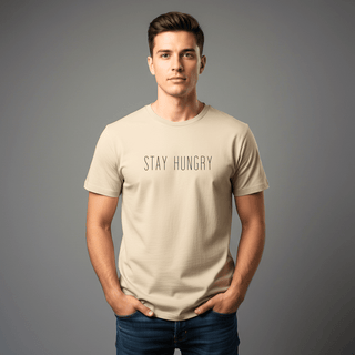 T-shirt “Stay Hungry.” — Vision Noire — Desert Dust