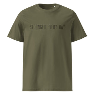 T-shirt “Stronger Every Day.” — Vision Noire — Kaki