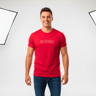T-shirt “Unstoppable.” — Vision Blanche — Power Flame