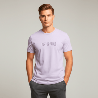 T-shirt “Unstoppable.” — Vision Noire — Lavande