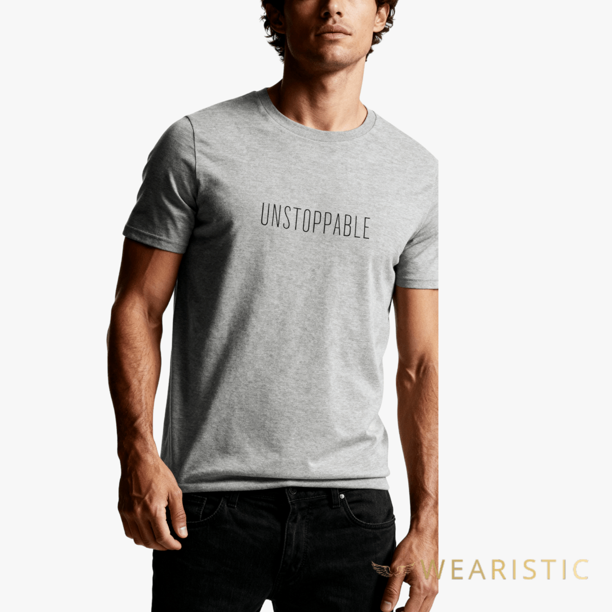 T-shirt “Unstoppable.”