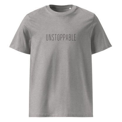 T-shirt “Unstoppable.”